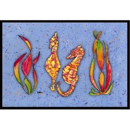 Beyondbasketball Seahorse Indoor Or Outdoor Mat - 18 x 27 in. BE2852551